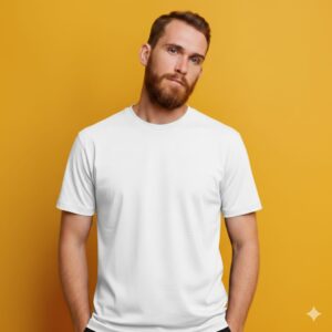 buy white regular fit t-shirt for men flexn streetwear india